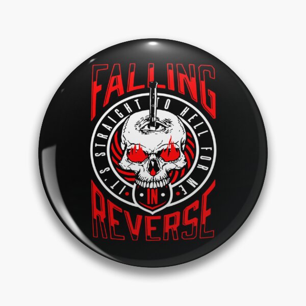 Item preview, Skull Circular Emblem With Fiery Eyes designed and sold by goodsstore96.