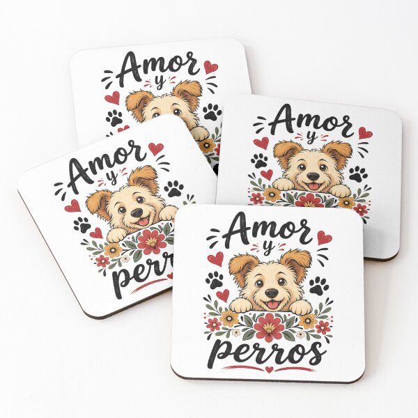 Item preview, Amor y Perros Cute Dog Design | Spanish Dog Lover Gift designed and sold by LinaDesign Store.