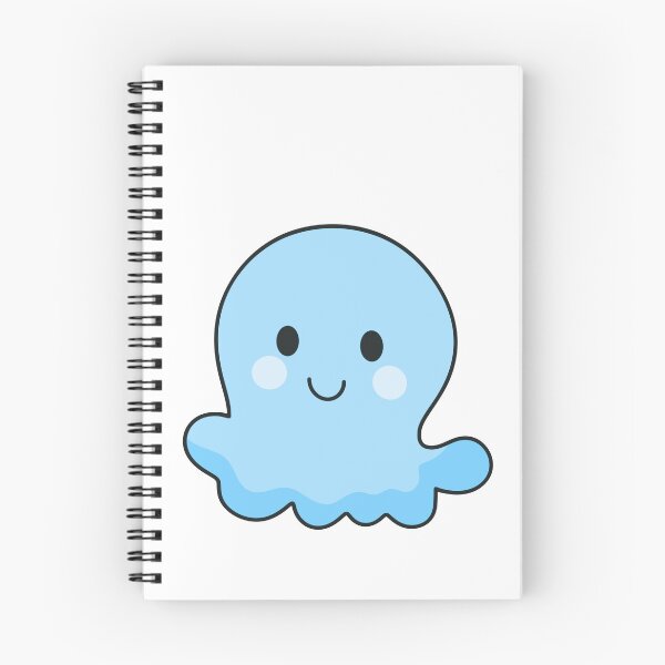 Item preview, Hand Drawn Cute Blue Octopus Gift designed and sold by Porpor Artwork.