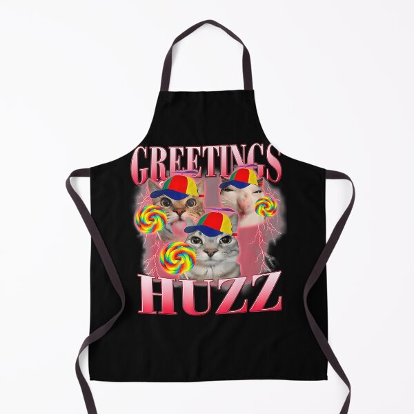 Item preview, Cat Meme Greetings Huzz Funny Cat Meme Bootleg designed and sold by Apparel-Vortex.