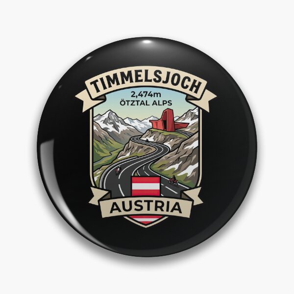 Item preview, Timmelsjoch Austria Scenic Alpine Road Graphic designed and sold by enzoade.