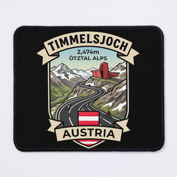 Item preview, Timmelsjoch Austria Scenic Alpine Road Graphic designed and sold by enzoade.