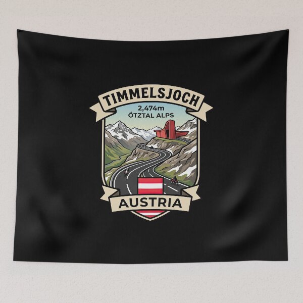 Item preview, Timmelsjoch Austria Scenic Alpine Road Graphic designed and sold by enzoade.