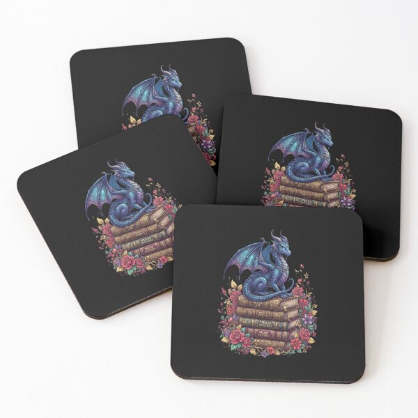 Item preview, Life is Better with Dragons and Books designed and sold by A-M-G-Shop.