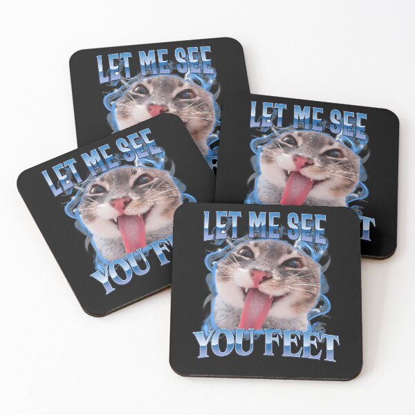 Item preview, Your Feet Funny Offensive Cat Meme Humor Bootleg designed and sold by Apparel-Vortex.