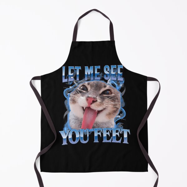 Item preview, Your Feet Funny Offensive Cat Meme Humor Bootleg designed and sold by Apparel-Vortex.