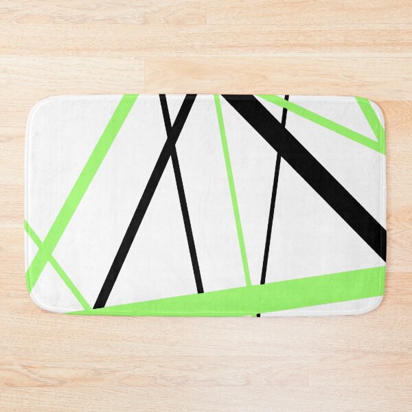 Item preview, Cool Lime-Green Diagonal Lines Black Accents designed and sold by taiche.