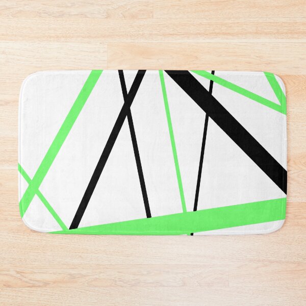Item preview, Cool Green Diagonal Lines Black Accents designed and sold by taiche.