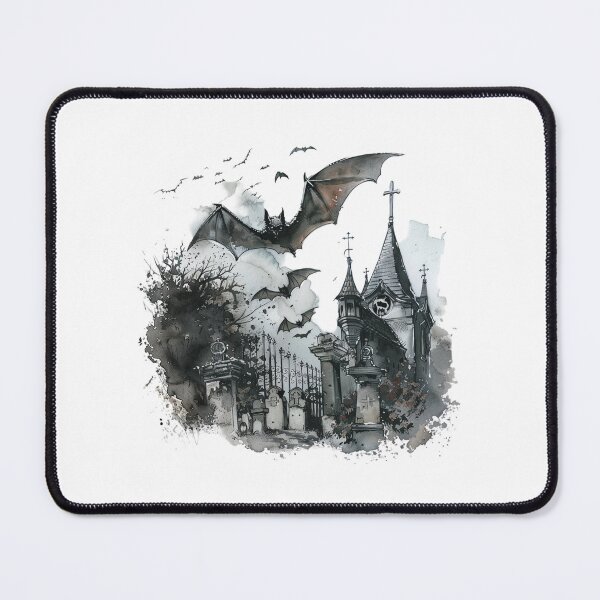 Item preview, Bat Castle| Bat | Cute Gothic Wildlife Art designed and sold by Mandayartstudio.