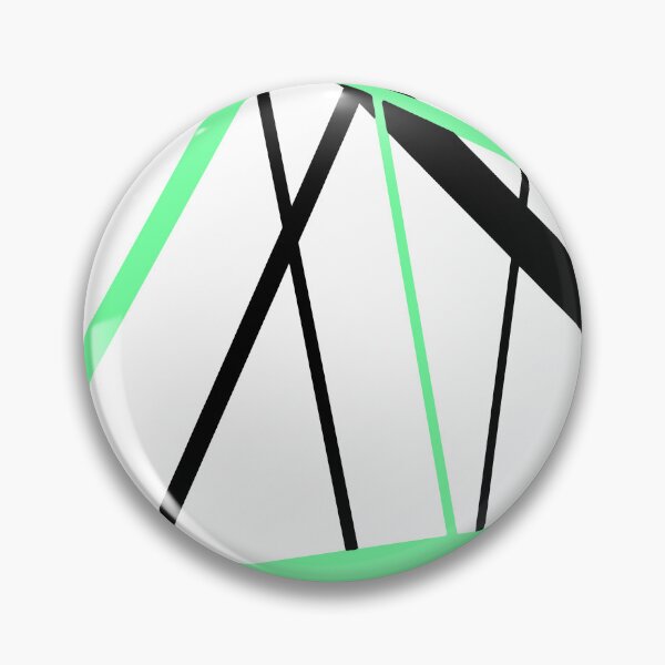 Item preview, Cool Pale-Green Diagonal Lines Black Accents designed and sold by taiche.