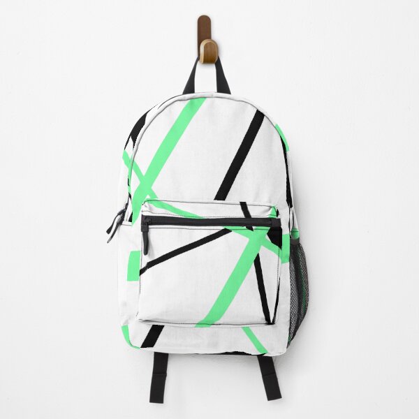 Item preview, Cool Pale-Green Diagonal Lines Black Accents designed and sold by taiche.