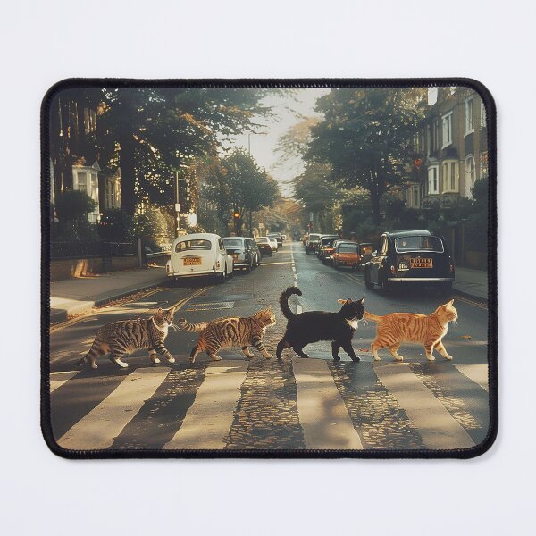 Item preview, Funny Cats Crossing Zebra Street Vintage designed and sold by jamesthomasw.