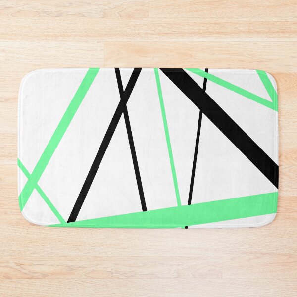 Item preview, Cool Pale-Green Diagonal Lines Black Accents designed and sold by taiche.