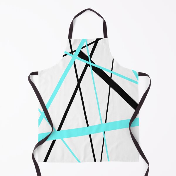 Item preview, Cool Aqua-Green Diagonal Lines Black Accents designed and sold by taiche.
