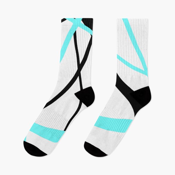 Item preview, Cool Aqua-Green Diagonal Lines Black Accents designed and sold by taiche.
