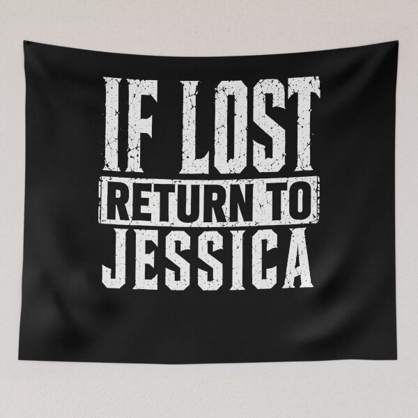 Item preview, Funny If Lost Return To Jessica Couple Matching designed and sold by Apparel-Vortex.