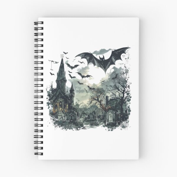 Item preview, Bat Castle| Bat | Cute Gothic Wildlife Art designed and sold by Mandayartstudio.