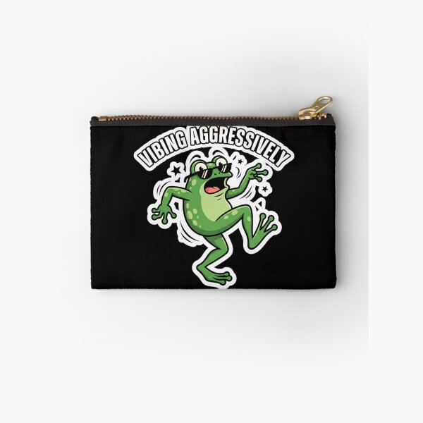 Item preview, Funny Vibing Aggressively Frog With Sunglasses designed and sold by Owcomm.