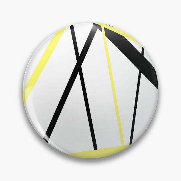 Item preview, Cool Pale Yellow Diagonal Lines Black Accents designed and sold by taiche.