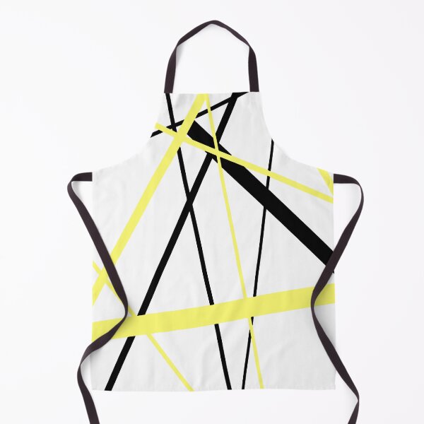 Item preview, Cool Pale Yellow Diagonal Lines Black Accents designed and sold by taiche.