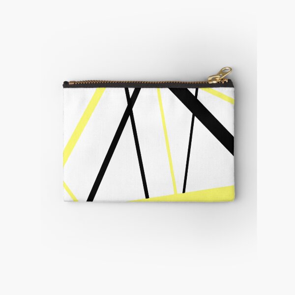 Item preview, Cool Pale Yellow Diagonal Lines Black Accents designed and sold by taiche.