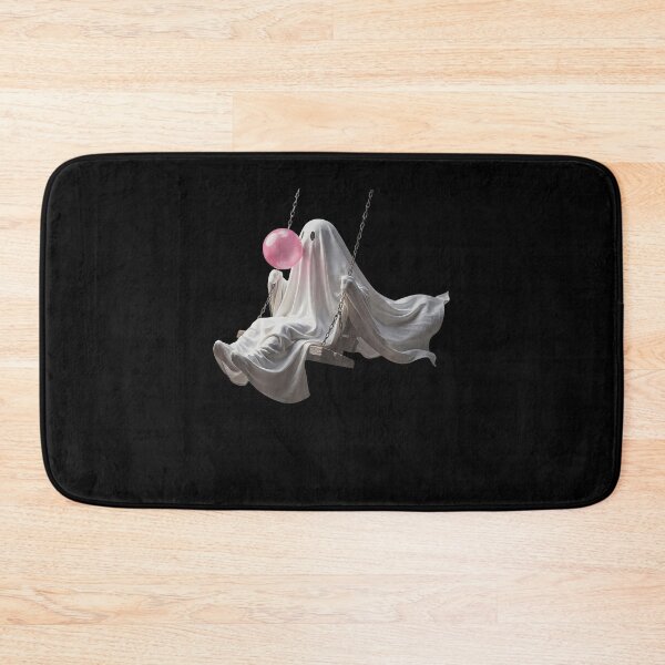 Item preview, Cute Ghost On Swing Funny Halloween Ghost Bubble Gum designed and sold by Apparel-Vortex.