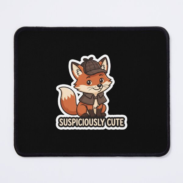 Item preview, Cute Detective Fox Suspiciously Cute Character designed and sold by Owcomm.
