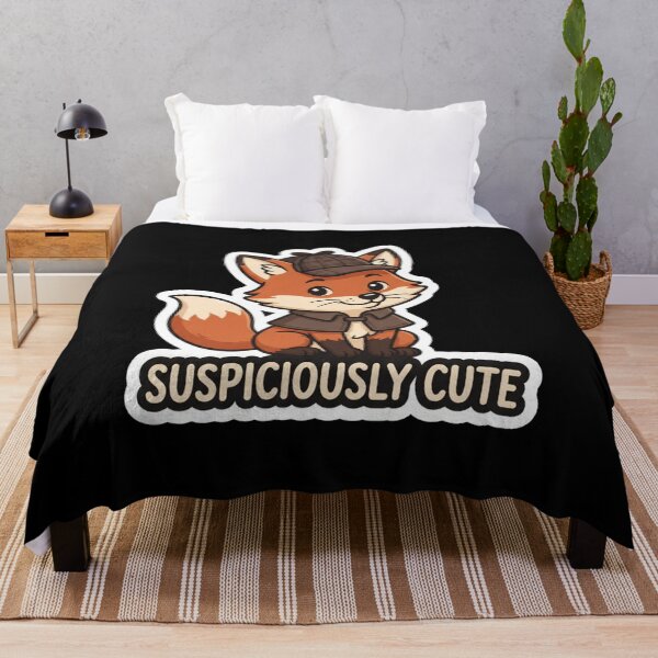 Item preview, Cute Detective Fox Suspiciously Cute Character designed and sold by Owcomm.