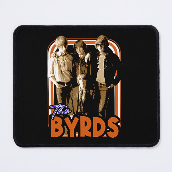 Item preview, The Byrds Band Members Orange and White Frame designed and sold by MadeBySoha.
