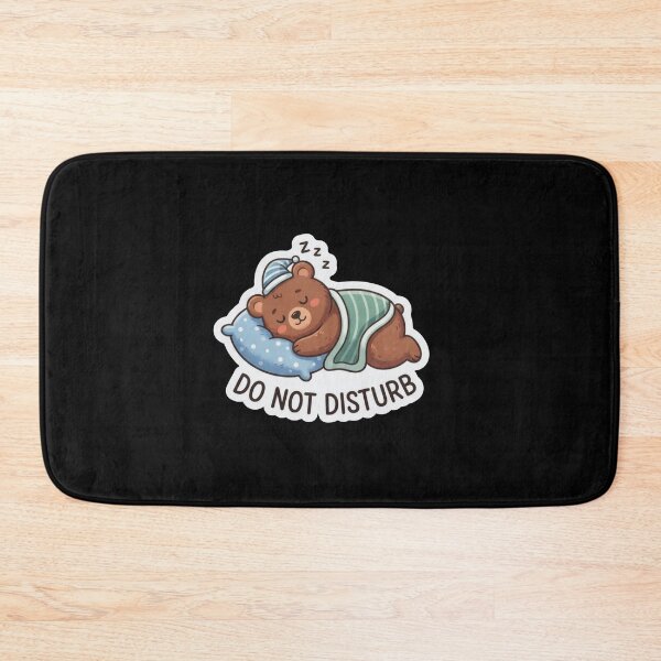 Item preview, Cute Sleeping Bear Do Not Disturb designed and sold by Owcomm.