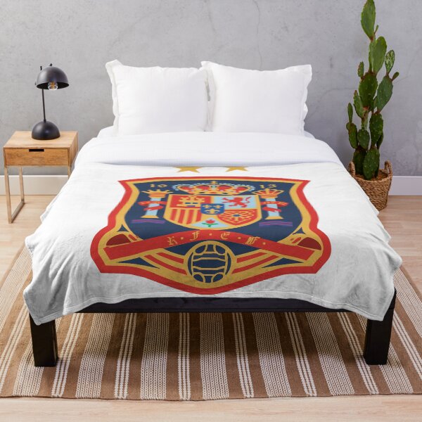 Item preview, Spain National Football Crest Vintage Badge Soccer Fan T-Shirt designed and sold by EvulAtheng Designs.