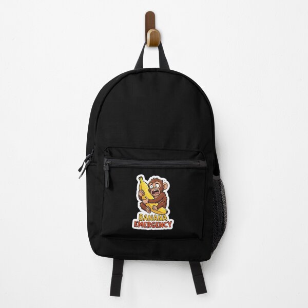 Item preview, Funny Panic Monkey Holding Giant Banana Emergency designed and sold by Owcomm.