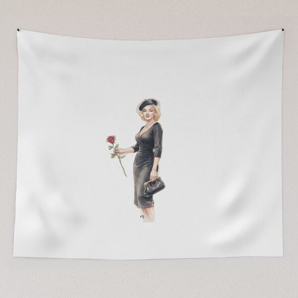 Item preview, Monroe Inspired Retro Glamour Artwork designed and sold by Nurzhik.