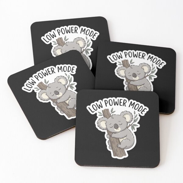 Item preview, Cute Sleeping Koala Low Power Mode designed and sold by Owcomm.