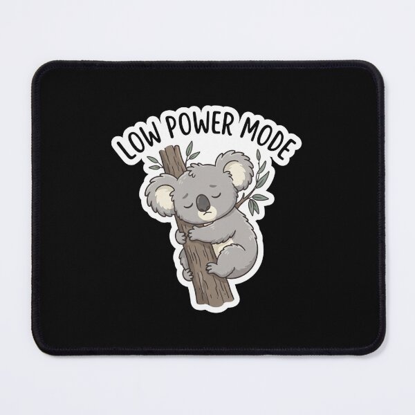 Item preview, Cute Sleeping Koala Low Power Mode designed and sold by Owcomm.