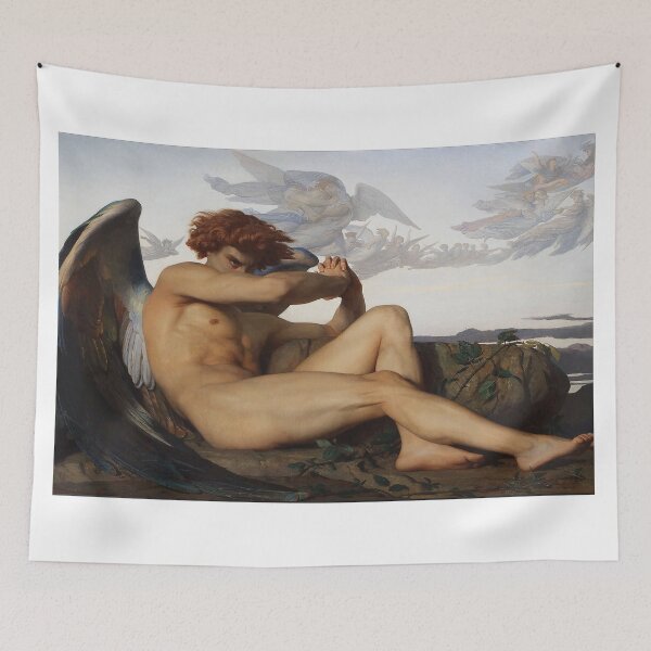 Item preview, Fallen Angel Classical Dark Art Painting designed and sold by jamesthomasw.