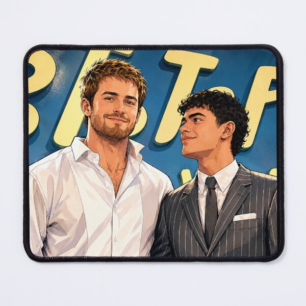Item preview, Nick (Kit Connor) and Charlie (Joe Locke) from Heartstopper Forever (fan art) designed and sold by PopCultureAndStuff.