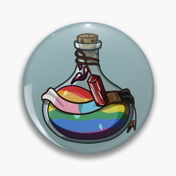 Item preview, Pride Potion Bottle designed and sold by Rotting Trove.