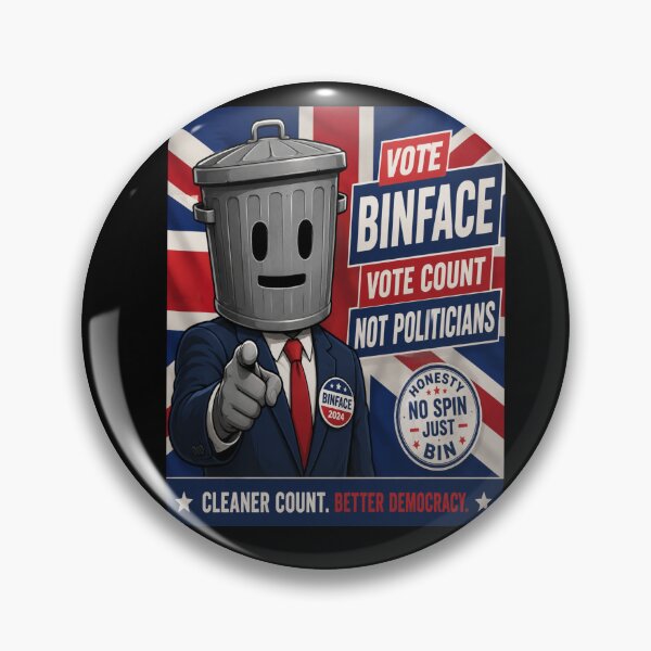 Item preview, Vote Binface  designed and sold by TheEndDesign.