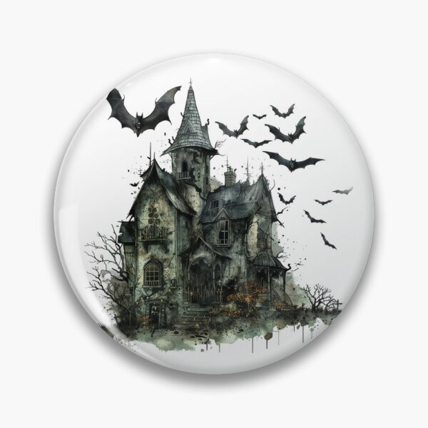 Item preview, Bat Castle| Bat | Cute Gothic Wildlife Art designed and sold by Mandayartstudio.