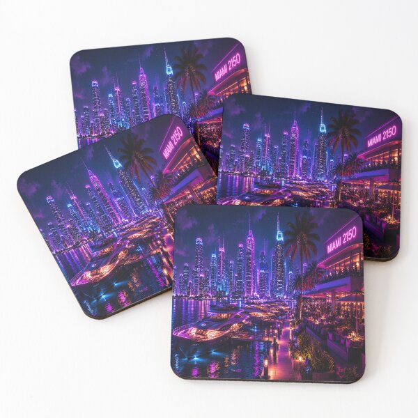 Item preview, Miami 2150 – Special Edition | Ultra Realistic Cyberpunk City | Neon Atlas designed and sold by NSAstore.