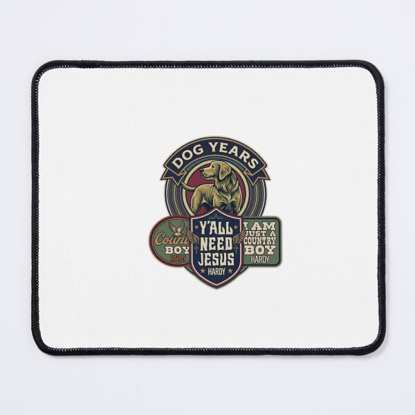 Item preview, Hardy Country Music Dog Years Y'all Need Jesus Design designed and sold by CharlesZachars.