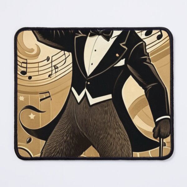 Item preview, Art - Stylized Anthropomorphic Animal, Whimsical Art Deco Illustration designed and sold by World-Pets.