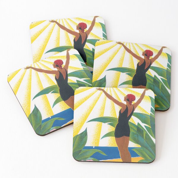 Item preview, Vintage French Riviera Beach Travel  designed and sold by stefandaug.