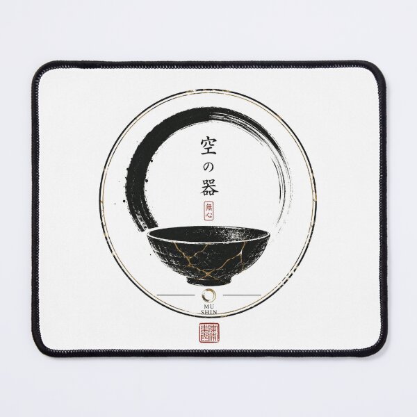 Item preview, Empty Bowl Void Seal – Japanese Zen Bowl Wabi Sabi Design designed and sold by OblivionRise.