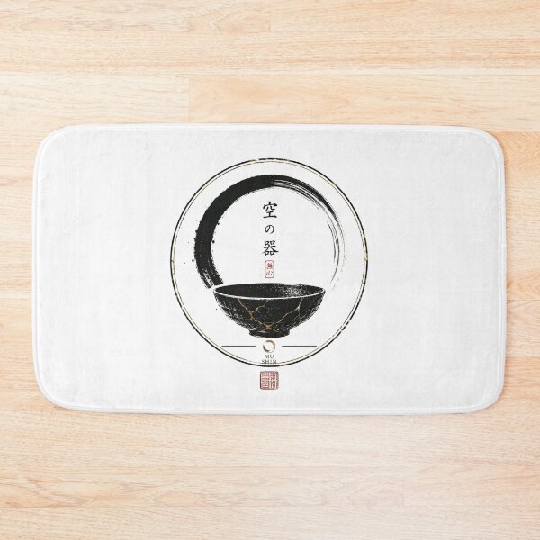 Item preview, Empty Bowl Void Seal – Japanese Zen Bowl Wabi Sabi Design designed and sold by OblivionRise.