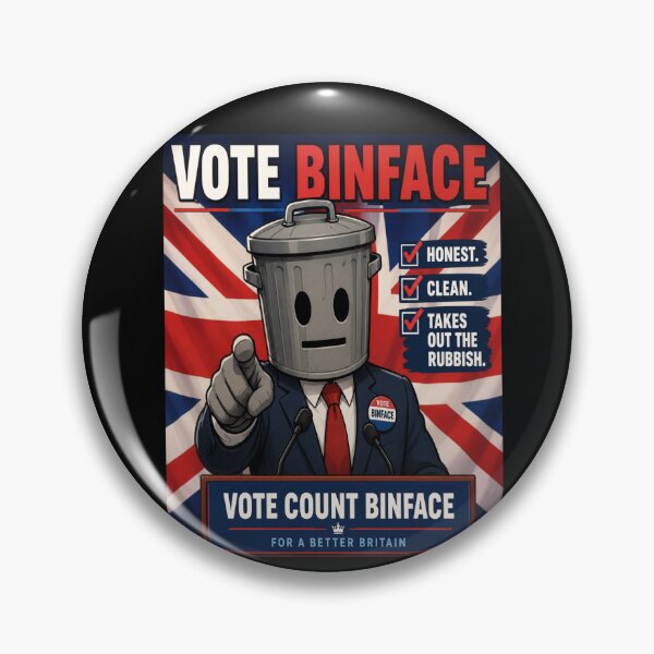 Item preview, Vote Binface  designed and sold by TheEndDesign.