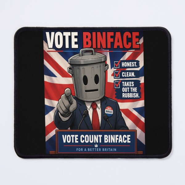Item preview, Vote Count Binface designed and sold by TheEndDesign.