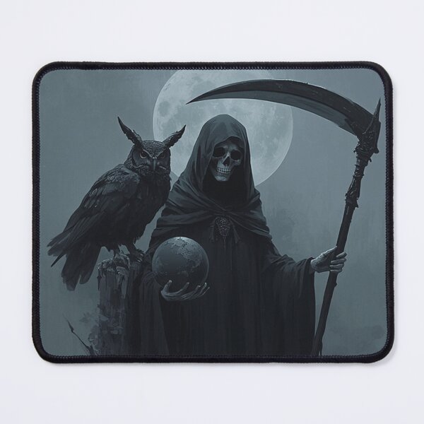 Item preview, Santa Muerte - Holy Death black designed and sold by Wild Raven Tarot.