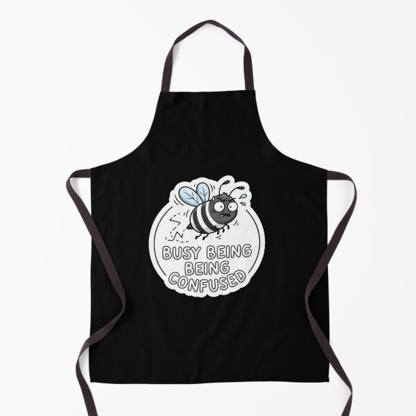 Item preview, Funny Busy Bee Being Confused Cartoon designed and sold by Owcomm.